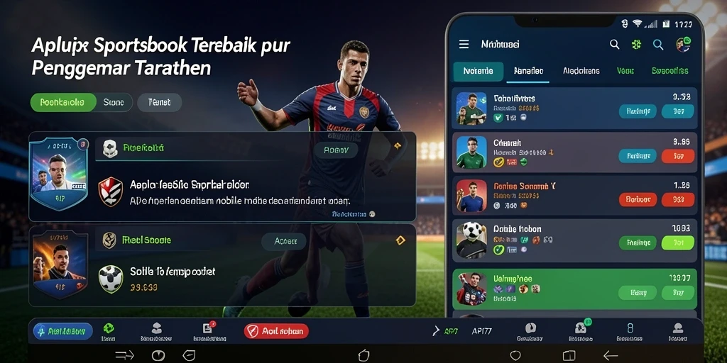 Tampilan menarik dari API77 saat bermain taruhan olahraga.
