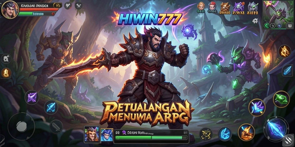 Tampilan gameplay HIWIN777 dengan aksi pertarungan seru dan grafis memukau.