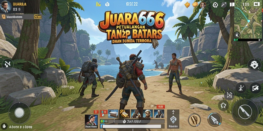 Tampilan gameplay JUARA666 yang menakjubkan dalam dunia terbuka.
