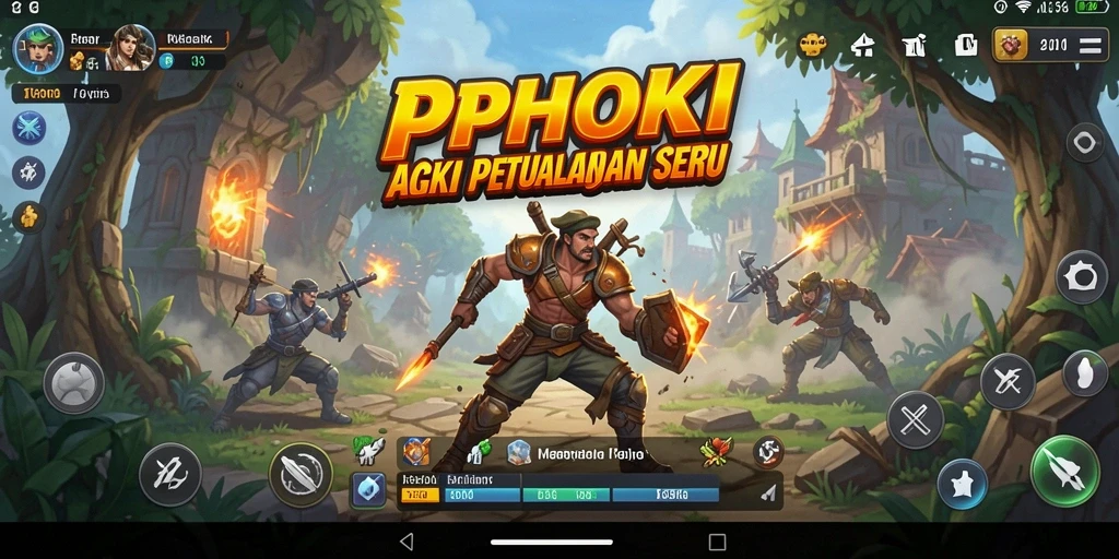 Tangkapan layar PPHOKI menampilkan karakter dalam momen pertempuran action.